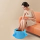 thumbnail image 5 of Travel Footbath Wash Basin Footbath Bucket Travel Wash Storage Bag Portable Foldable Basin, 5 of 6