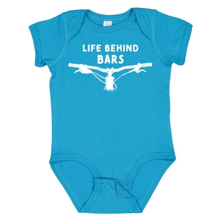 

Inktastic Life Behind Bars Mountain Bike Gift Baby Boy or Baby Girl Bodysuit