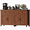Cherry, variant on Winkalon 63'' Kitchen Sideboard Buffet Cabinet, 4-Doors 3-Drawers Farmhouse Storage Cabinet with Adjustable Shelves, Grey
