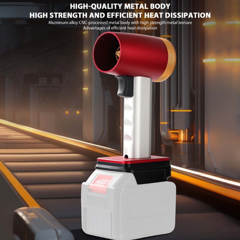 Professional Cordless Turbofan Air Blower Ergonomic Dust Removal Tool Dusters