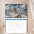 thumbnail image 4 of 2027 Pearl Art Kit DIY Diamond Painting Wall Calendar with Animal,Seasonal Hanging Monthly Planner with Preprinted Designs, Handmade Craft Kit for Home & Office Decor,Dog, 4 of 8