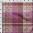 thumbnail image 4 of oneOone Viscose Chiffon Fuschia Pink Fabric Check & Sewing Craft Projects Fabric Prints By Yard 42 Inch Wide, 4 of 4