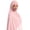 Light Pink, variant on Breezora Cotton Hijab Women's Headscarf Soft Breathable Opaque 180x55 Cm Quality Daily Wear