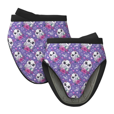 

Qekee Owl And Flowers Print Non-Slip Mini Oven Mitt Silicone Oven Mitts Heat Resistant Kitchen Mittens Pinch Mitts Cooking Mitts