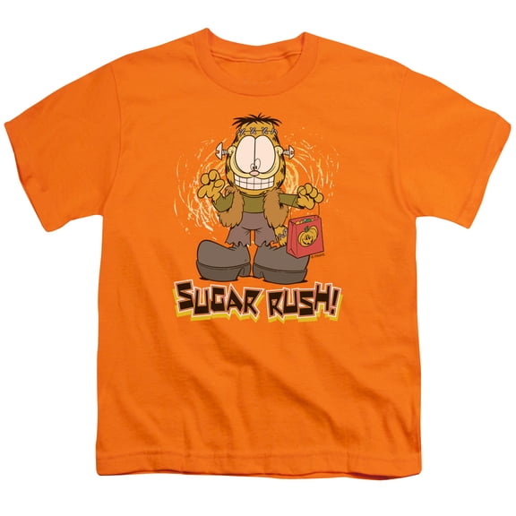 Garfield - Sugar Rush - Youth Short Sleeve Shirt - Large