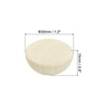 thumbnail image 2 of Uxcell 30mm Half Wood Beads, 50 Pack Unfinished Natural Wooden Beads Round Split Wood Balls for Craft, 2 of 5