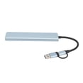 thumbnail image 2 of Estacióna de Acoplamiento USB C, Aleación de Aluminio de Transmisión Sin Pérdida de 500 m/s USB C Hub Multiport Adaptador Disipación de Calor Con Jack USB3.0 USB2.0 3.5 mm Con, 2 of 7
