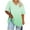 Green, variant on Plus Size Tops for Seniors Women Caual Loose Fit Seniors Womens Summer T Shirts Trendy 2025 Short Sleeve