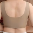 thumbnail image 5 of hoksml Front Button Bra, Convenient Front Button Bra,Front Closure Deep V Sports Bras, Women No Underwire Soft Wireless Bralettes Comfort Lift Seamless Bras on Clearance, 5 of 5