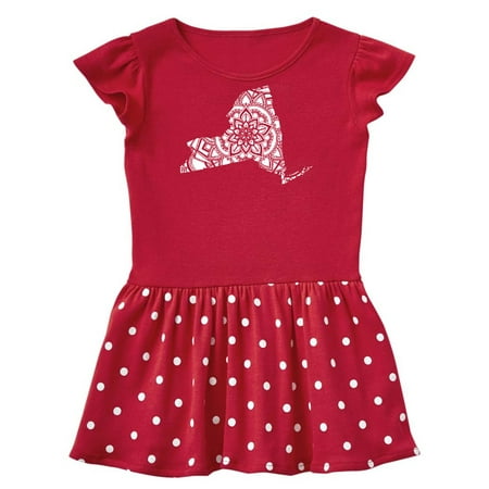 

Inktastic New York Silhouette Mandala Gift Baby Girl Dress
