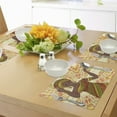 thumbnail image 4 of Ambesonne African Place Mats Set of 4, Dancing Woman Hand Drawing, Standard Size, Green Red Yellow, 4 of 6
