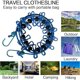 thumbnail image 2 of Windproof Non-slip Clothesline Upgraded Retractable Portable Travel Clothesline, 2 of 5