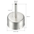 thumbnail image 2 of Uxcell Heat Gun Nozzle 3mm Cylinder Outlet Carbon Steel Hot Gun Tips for Hot Air Station 2Pcs, 2 of 4