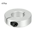 thumbnail image 3 of Uxcell Shaft Collar 0.79" Single Split Aluminum Clamping Collar Shaft Collars with Set Screw Silver Tone 4 Pack, 3 of 4