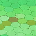 thumbnail image 1 of Ahgly Company Machine Washable Indoor Square Transitional Neon Green Area Rugs, 6' Square, 1 of 7