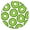 Kiwi P, variant on Rainbow Gradient Round Tablecloth with Elastic Edges, 100% Waterproof & Scratch-Resistant, Perfect for Outdoor Entertaining and Family Gatherings