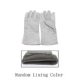 thumbnail image 4 of Gants de Soudage Bonne Absorption de la Sueur Cuir Résistant à la Chaleur Soudeur Cheminée Poêle Gant, 4 of 5