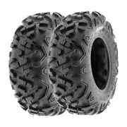SunF ATV/UTV All Terrain Quad Tire 22x7-11 & 22x10-9 6 PR Tubeless A051 (Set of 4)