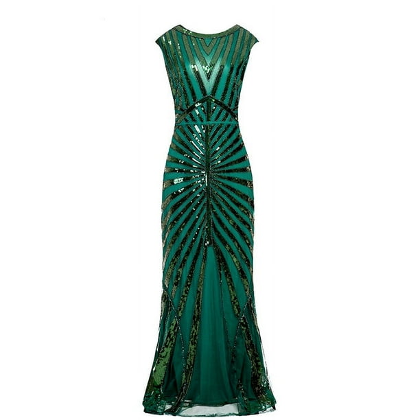 Vestido largo ajustado con dobladillo de cola de pez y lentejuelas para fiestas de noche, reuniones anuales, banquetes de alta gama, vestido de cóctel