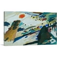 thumbnail image 1 of ARTCANVAS Romantic Landscape 1911 Canvas Art Print by Wassily Kandinsky - Size: 18" x 12" (0.75" Deep), 1 of 9
