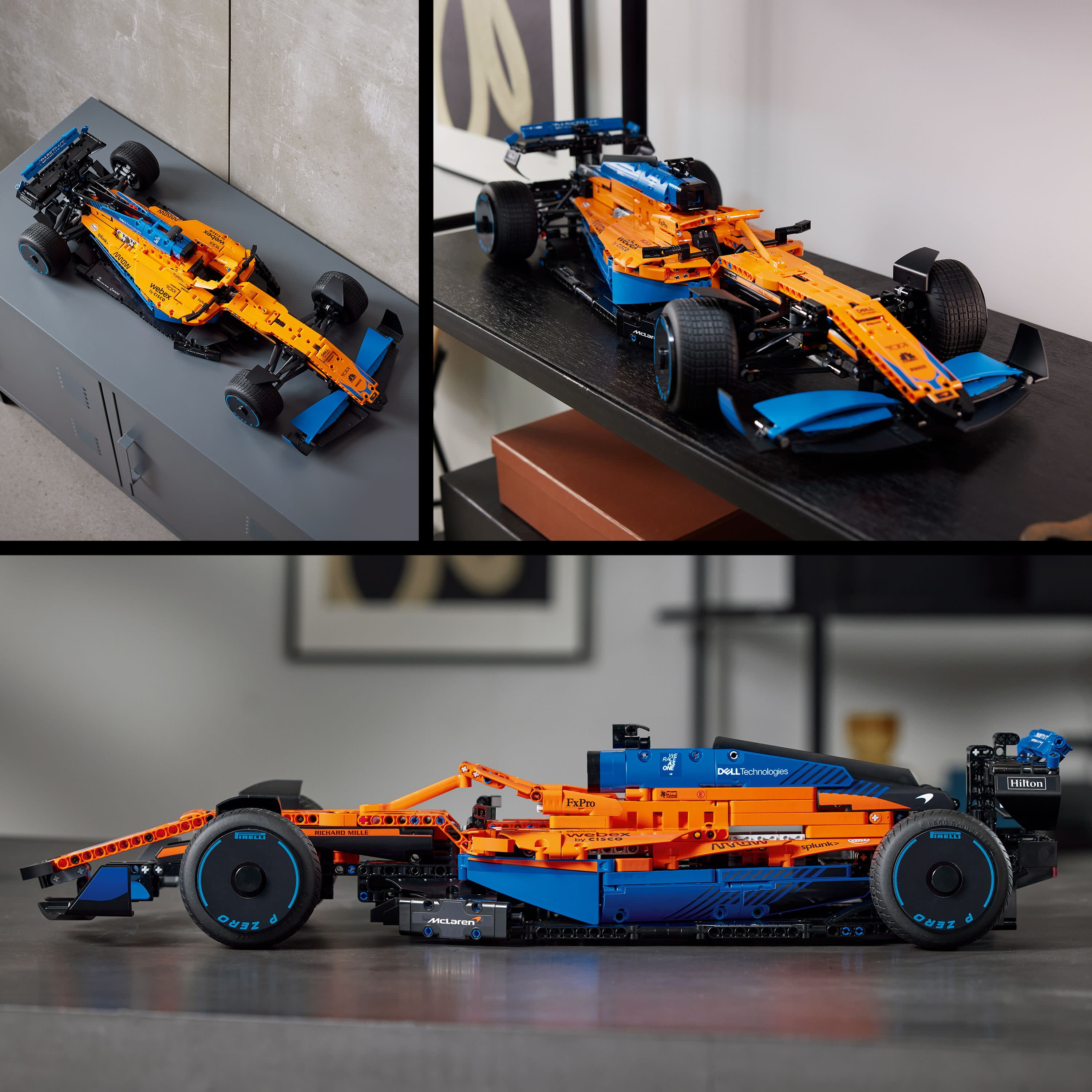 LEGO 42141 Technic McLaren Formula 1 2022 Replica Race Car Model