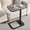 Dark Gray, variant on Adjustable Height Tv Tray Table With Bumper Rounded Corner Design & Flip-top Side For Bedroom Living Room Bathroom And Study End Eating Dinner Or Laptop Gray