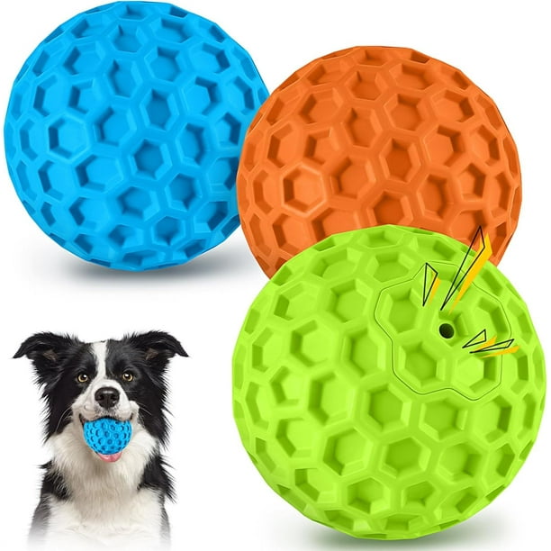 Juguete para perros con goma chirriante indestructible para masticadores agresivos