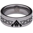 thumbnail image 2 of Triangle Tungsten Carbide Ring, 2 of 9