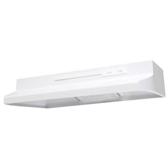 Air King AV1243 180 Cfm 24" Wide 2-Speed Under Cabinet Range Hood - White