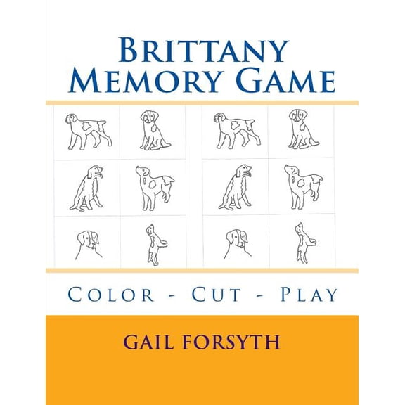Brittany Memory Game: Color - Cut - Play, (Paperback)