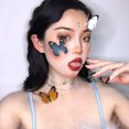 thumbnail image 3 of Temporary Tattoo Sticker 3D Butterfly Tattoo Body Art Sticker Photo Prop, 3 of 10