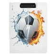 thumbnail image 2 of ALAZA Soccer with Fire A4 Foldable Clipboard 360 Degree Folder Binder, 2 of 9