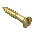 thumbnail image 1 of Forgefix Wood Screws, Slotted, Csk, Brass, 1 of 4