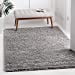 thumbnail image 3 of Unique Loom 3151289 3 ft. 3 in. x 3 ft. 3 in. Solid Shag Square Rug, Cloud Gray, 3 of 15