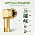 thumbnail image 4 of Garden Hose Adapter, Brass Replacement Part Swivel, Hose Reel Parts Fittings, 4 of 8