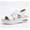 White, variant on GYMEPIC Women's Walking Sandals Platform Shoes Air Cushion Elastic Band Outdoor Hiking