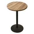 thumbnail image 4 of Indoor/Outdoor 42" Tall OD214 Black Table Base with 22" Diameter Foot and 36" Diameter Indoor/Outdoor Natural Top by the Holland Bar Stool Co., 4 of 5