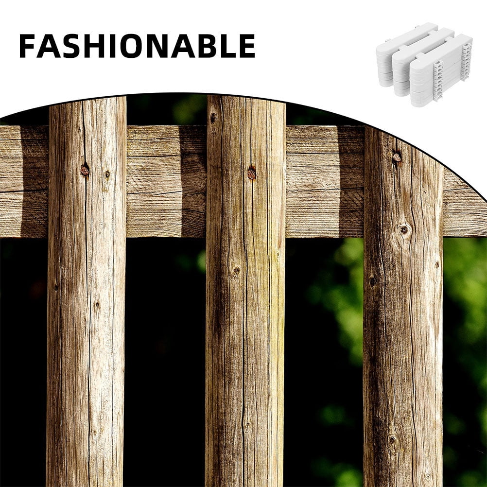 Masteelf 12pcs Garden Decorative Fence Lawn Plant Fence Border Garden Landscape Fence Decors Garden Fence Ornament Multi-use Fence Decor