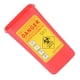 thumbnail image 4 of Contenedor plástico médico para objetos punzantes, caja de residuos de tamaño 1L para eliminación de agujas de riesgo biológico, color rojo, 4 of 14