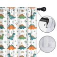 thumbnail image 4 of Blackout Kids Curtains,Dinosaur and Rainbow Pattern Childrens Insulated Curtains Set Of 2,Bedroom Essentials,Toddler Room Decor 42"x63", 4 of 5
