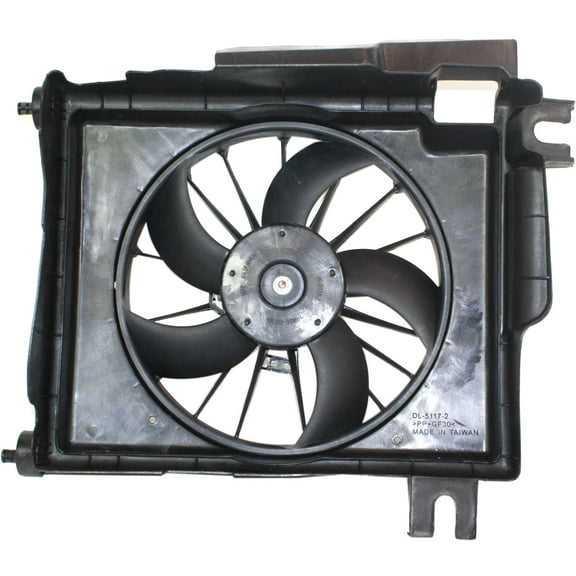 Replacement D190901 Cooling Fan Assembly Compatible with 2004-2007 Dodge Ram 3500 2003-2007 2500 A/C Condenser