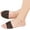 Black-3 Pairs Open Toe, variant on 3 Pairs Women's Open Toe Slide Sandal Liner Socks Non Slip Toe Cover No Show Half Socks with Sponge Cushion
