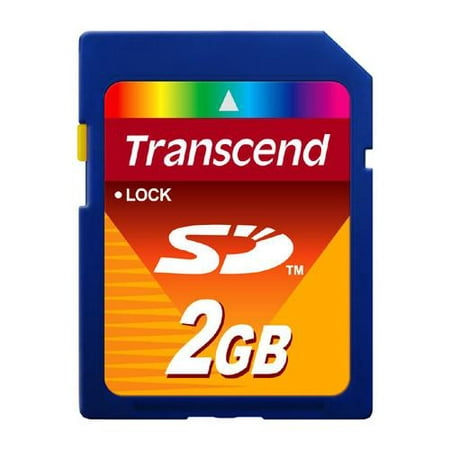 Image of TRANSCEND 2GB SECURE DIGITAL CARD RETAIL - Sold as 4 Packs