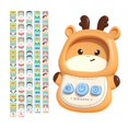 thumbnail image 4 of figatia Talking Flashcards Sensory Toy Pocket Language Learning Machine for Boys Girls Giraffe, 4 of 9