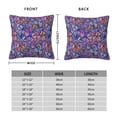 thumbnail image 2 of Pofeuu Watercolor Butterflies Print Double-sided plush pillowcase Square Throw Pillow Covers Pillows Cover for Living Room Bedroom Sofa Couch Cushion Cover（No pillow core）-16"x16", 2 of 7