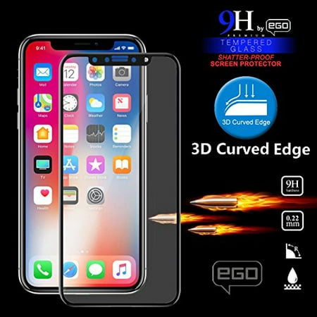 EGO Premium Tempered Glass Screen Protector for Apple iPhone X (5.8