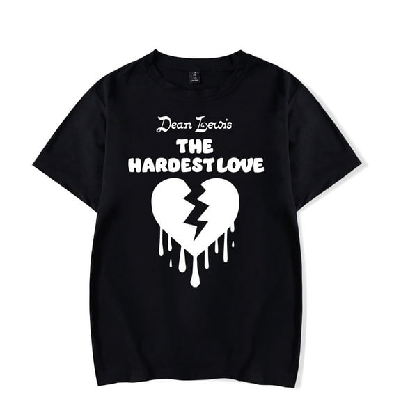 Dean Lewis Merch T-Shirt The Hardest Love Short Sleeve Top Tees Women Men Crewneck