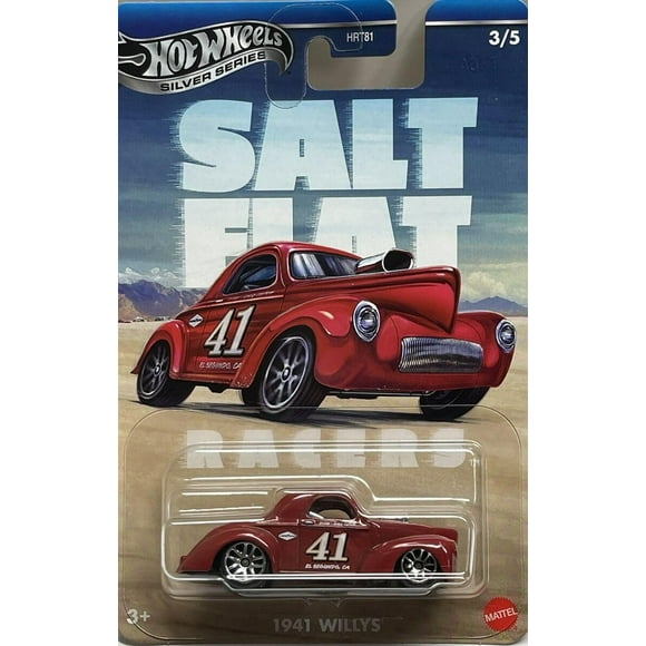 Toy Hot Wheels Silver Series Salt Fiat Racers 1941 Willys