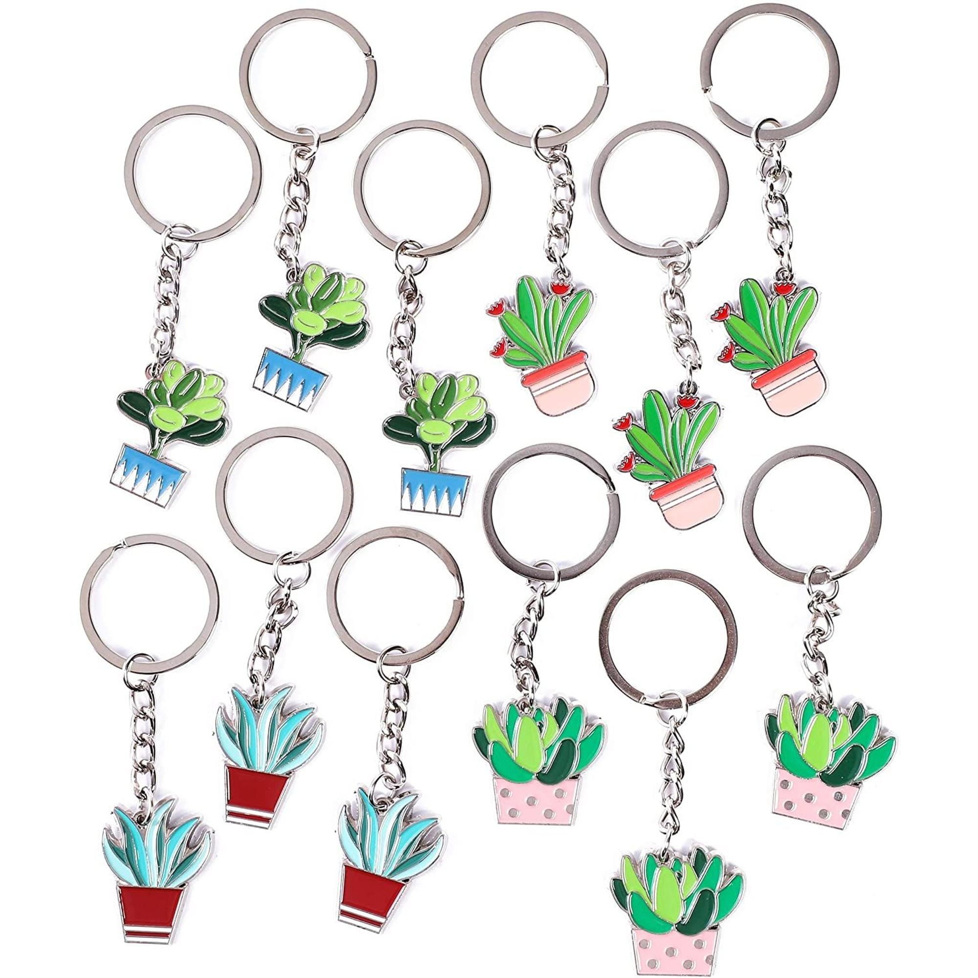 Bright Creations Bright Creations 12 Pack Succulent Plant Keychains