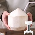 thumbnail image 5 of vnanda Durable Coconut Opener 3pcs Coconut Hole Puncher Compact Durable Stainless Steel Easy to Store Simple Operation Reusable Coconut Opener, 5 of 8